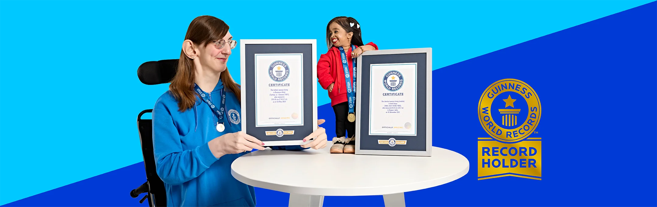 Guinness World Records Record Holder Certificates Frames