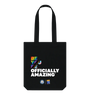 Black Be You Be Officially Amazing - Pride Tote Bag
