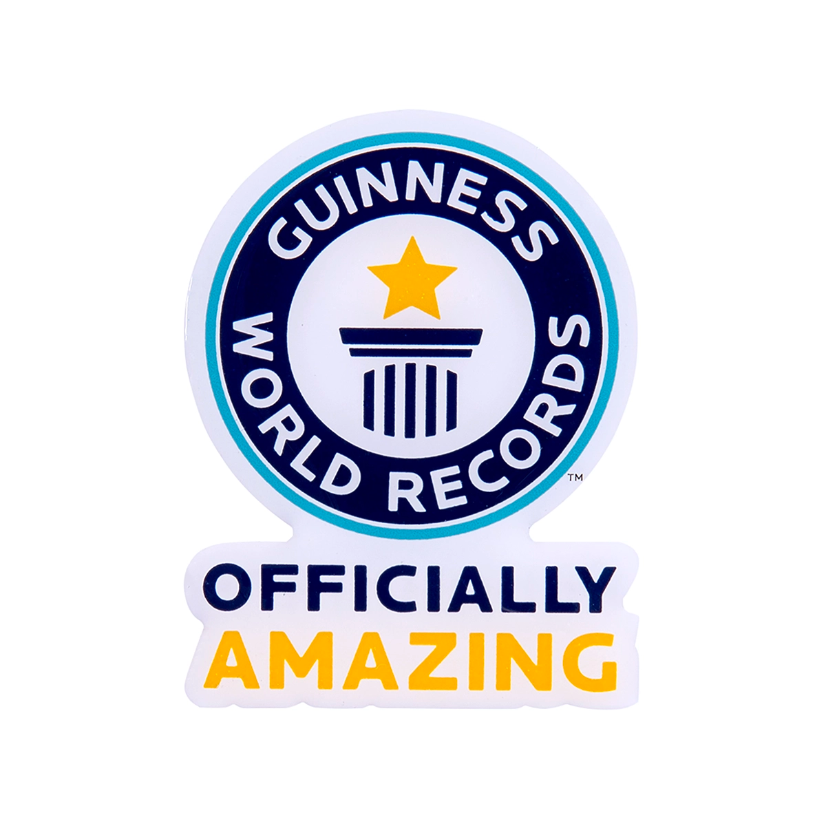 Guinness World Records Officially Amazing Pin Badge