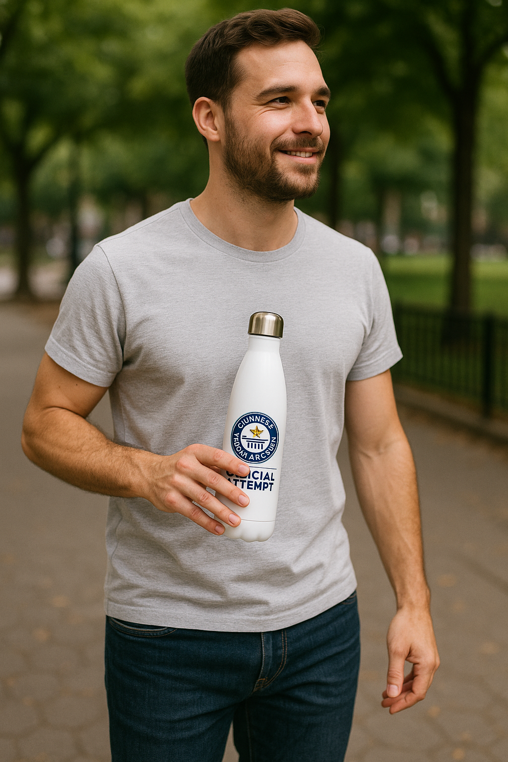 Official Attempt Water Bottle