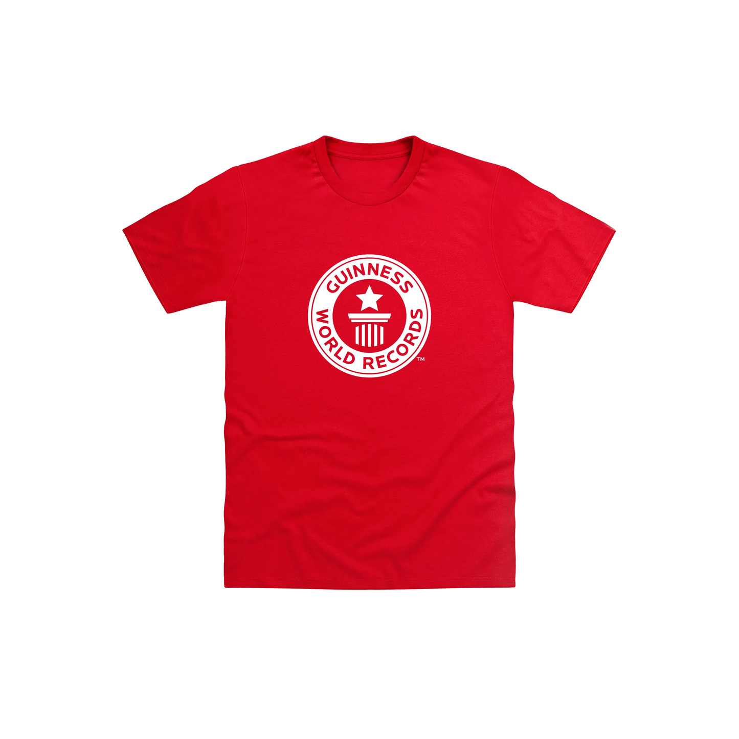 Guinness World Records Kids T Shirt White Logo-Red