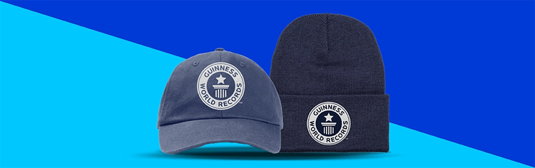 Guinness World Records Caps & Beanies