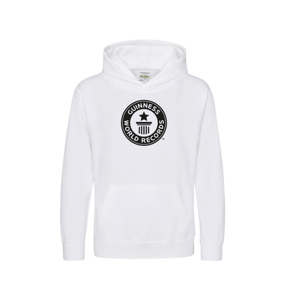 Arctic White Printed Kids Hoodie