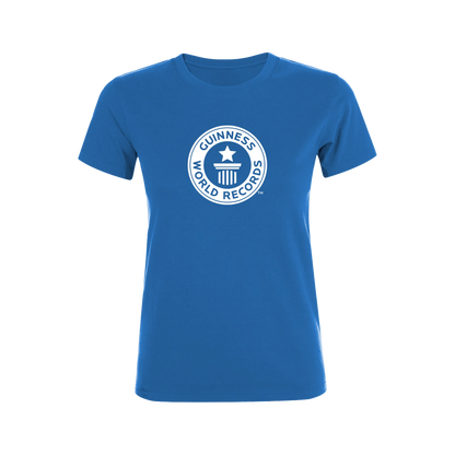 Guinness World Records Womens T Shirt White Logo-Female