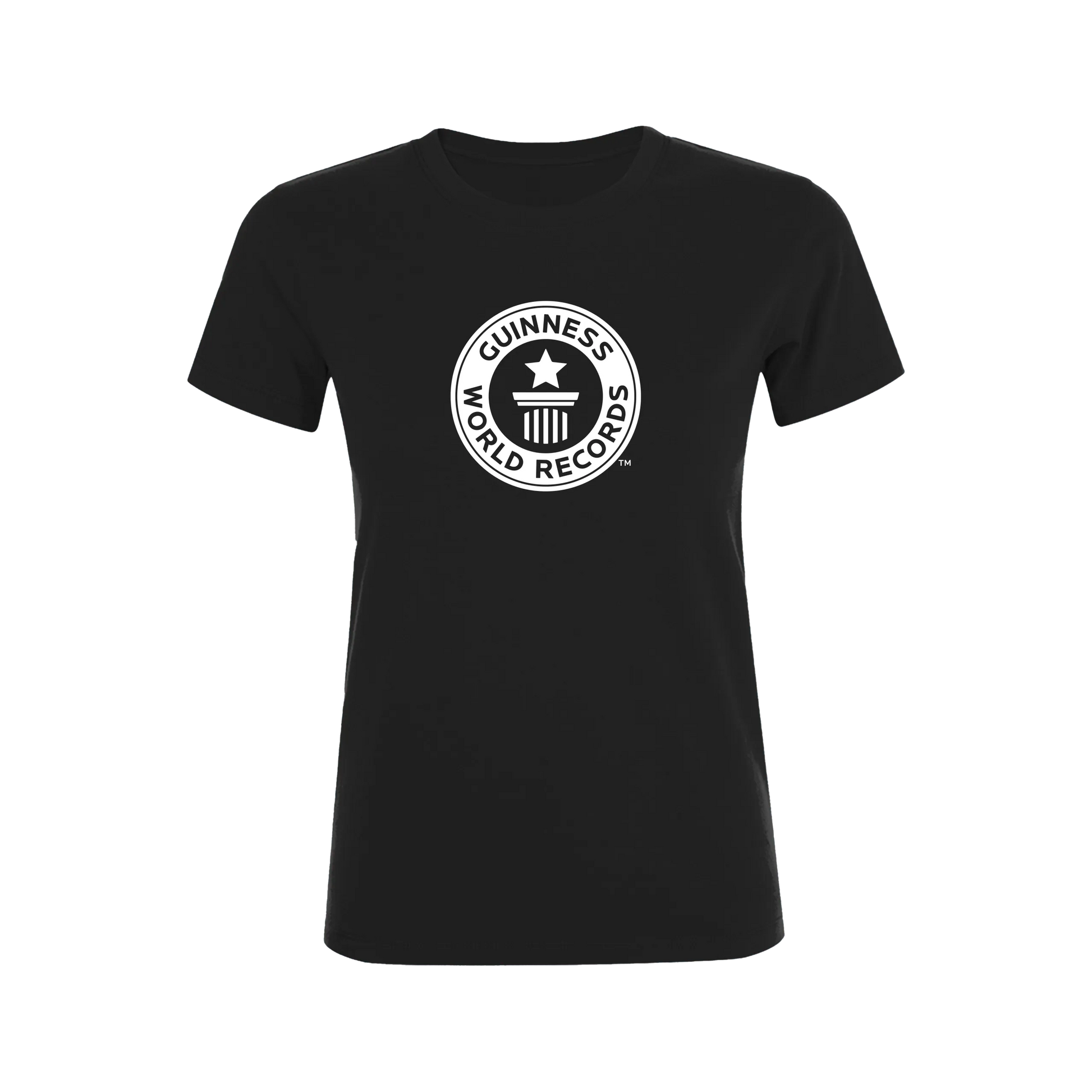 Guinness World Records Womens T Shirt White Logo-Female