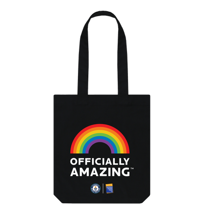 Black Officially Amazing Pride Tote Bag - Black