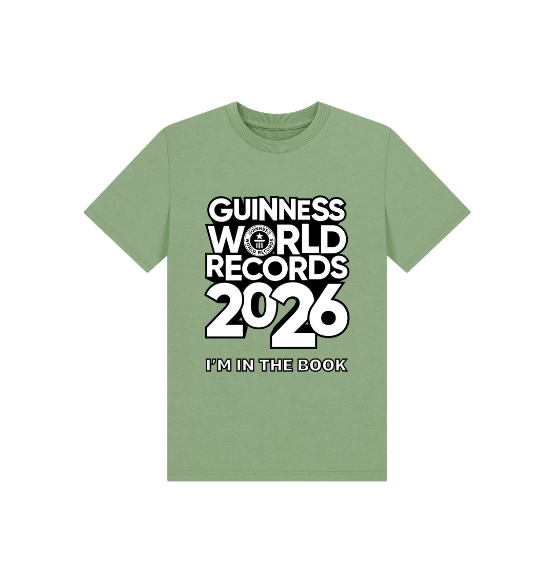 Sage Printed Kids T-Shirt Front