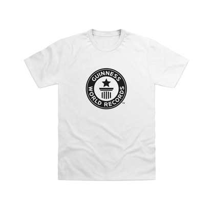 Guinness World Records Mens T Shirt Black Logo-White