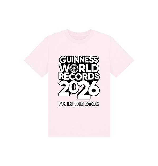 Pink Printed Kids T-Shirt Front