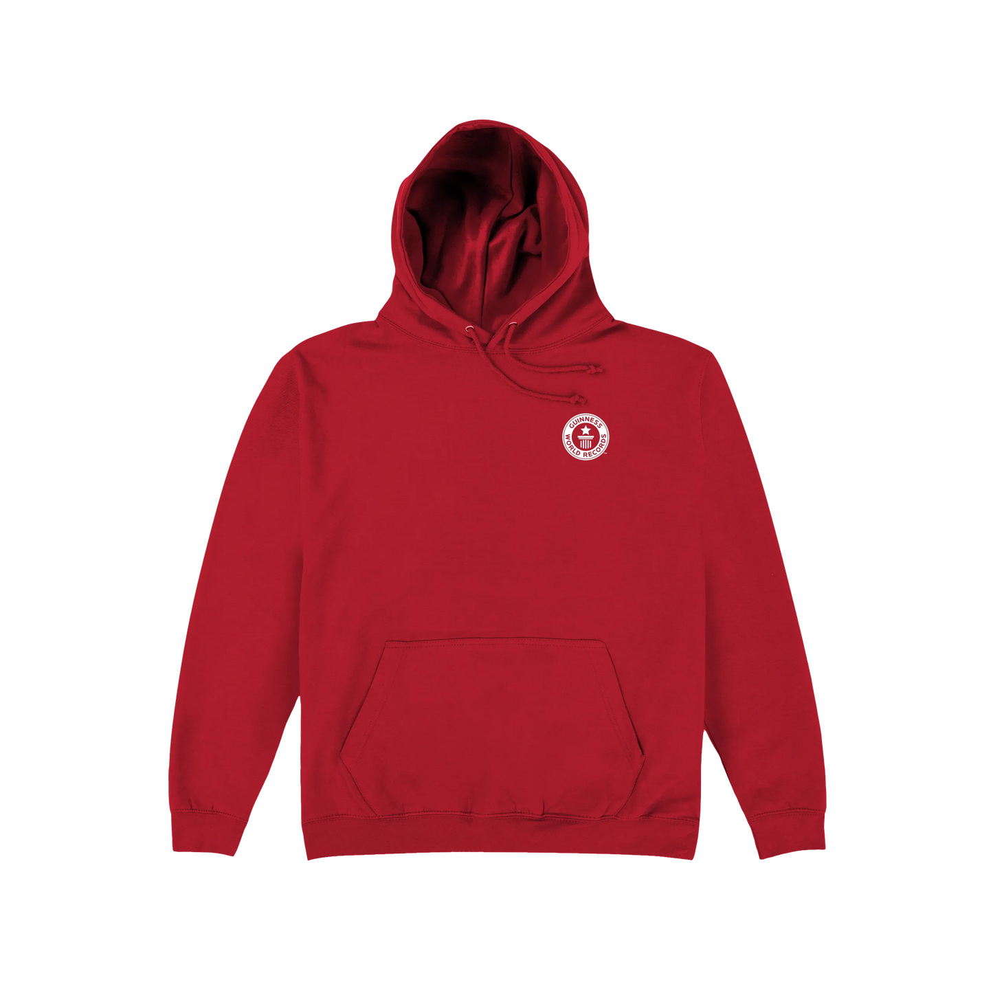 Fire Red Printed Hoody