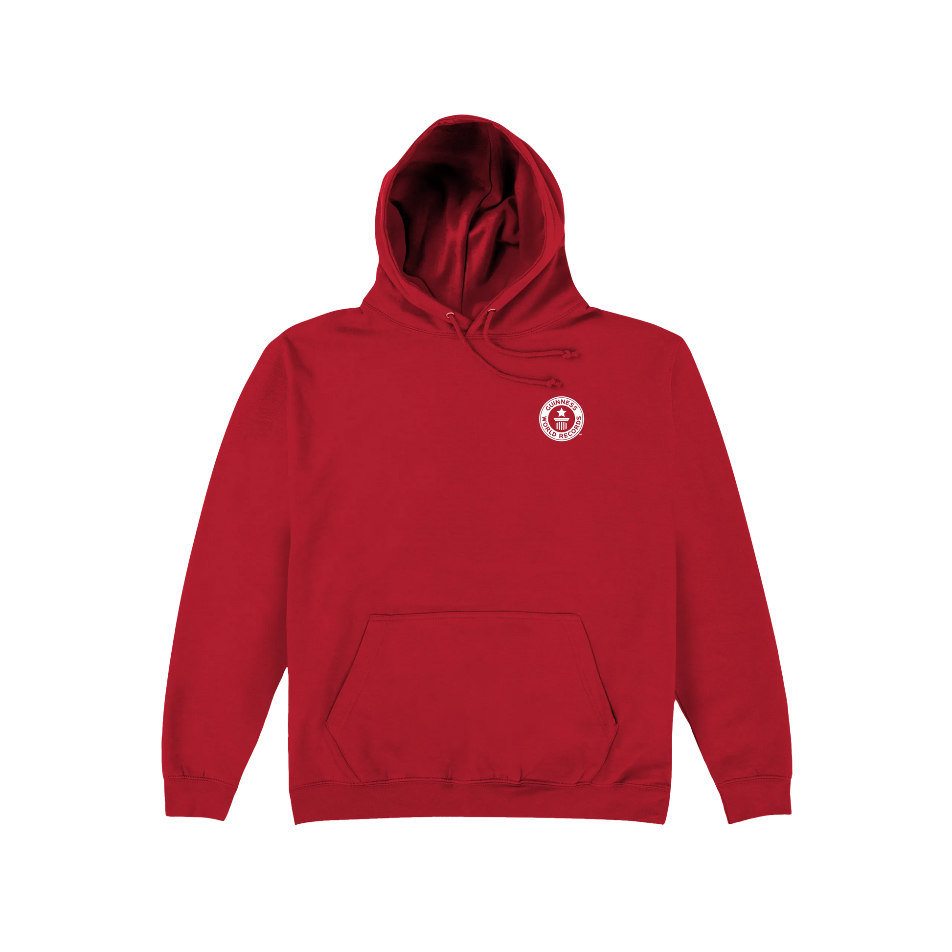 Fire Red Printed Hoody