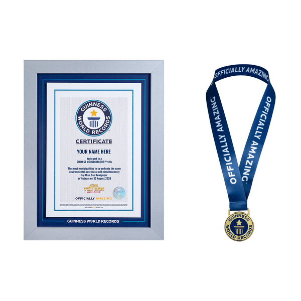 Record Participant Certificate Most Municipalities to Co-ordinate the Same Environmental Awareness Walk / <p style="color: #d9534f; font-weight: bold;">   Special Price Available Until Sep 9, 9:00 AM BST — Don't Miss Out! </p>