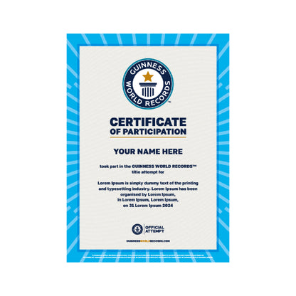 Digital Certificate Of Participation