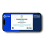 a white landscape phone mockup showing a certificate for The Largest Attendance At A Parent-Teacher Meeting Multiple Venue