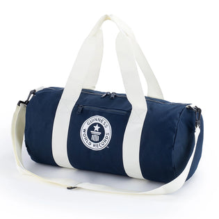 Navy Embroidered Gym Bag
