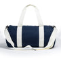 Navy Embroidered Gym Bag