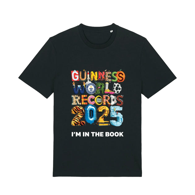 black Guinness World Records I'm in the book tshirt 