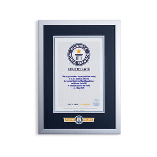 Certificado de poseedor del récord de la mayor lección de poesía