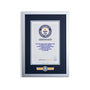 Certificado de poseedor del récord de la mayor lección de poesía