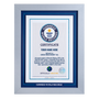 Record Participant Certificate The Largest Project in Minecraft 
