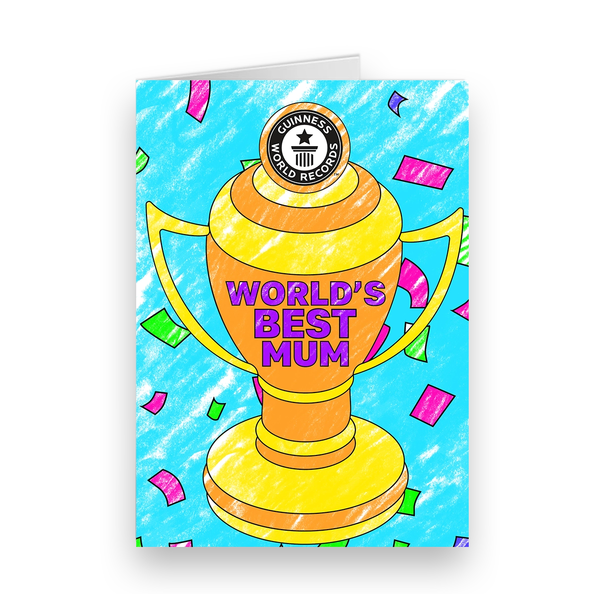 Carte personnalisée Colour In Worlds Best Mum Card
