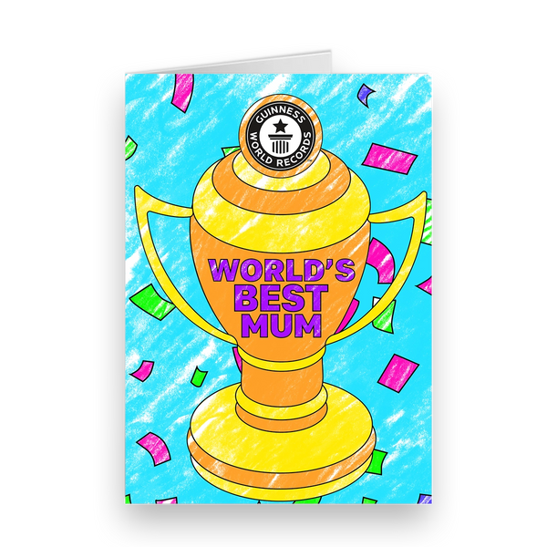 Carte personnalisée Colour In Worlds Best Mum Card