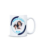 Caneca personalizada &quot;Melhor Mãe do Mundo&quot; com design circular