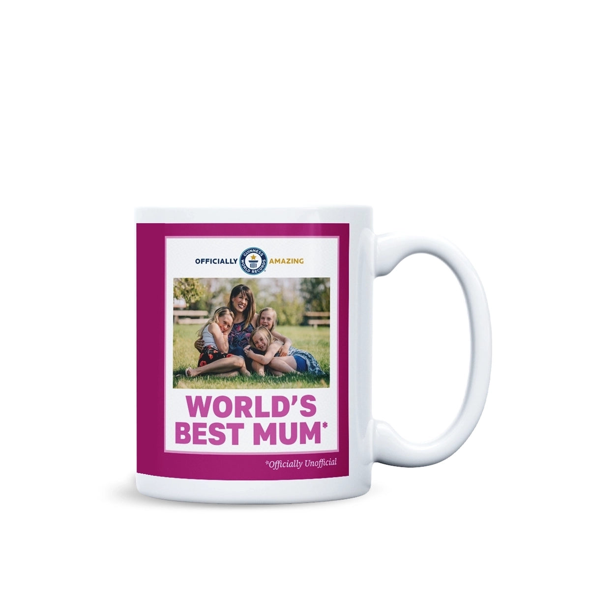 Personalised Worlds Best Mum Mug Square Design