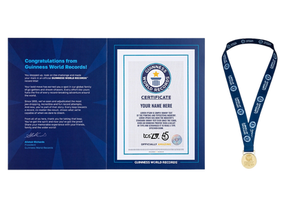 Record Participant Certificate TCS London Marathon 2025