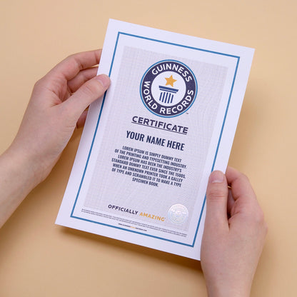 Record Participant Certificate