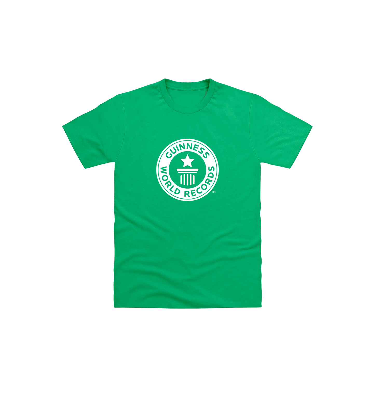 Irish Green Guinness World Records Kids T Shirt - White Logo