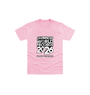 Light Pink Printed Kids T-Shirt Front