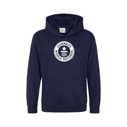 Guinness World Records Kids Hoodie White Logo-