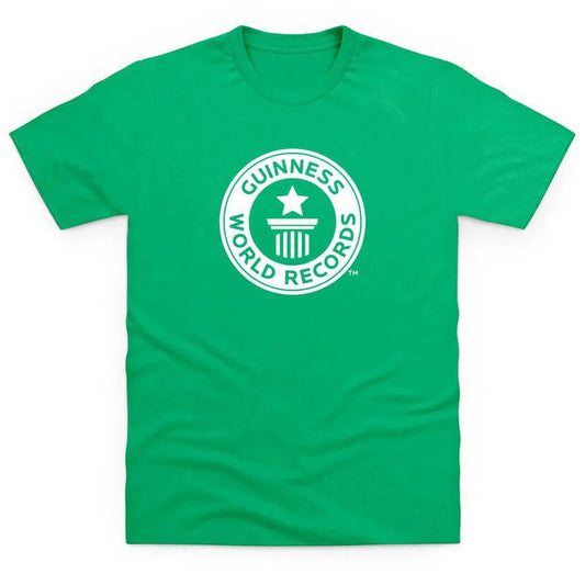 Guinness World Records Kids T Shirt - White Logo GWR Store