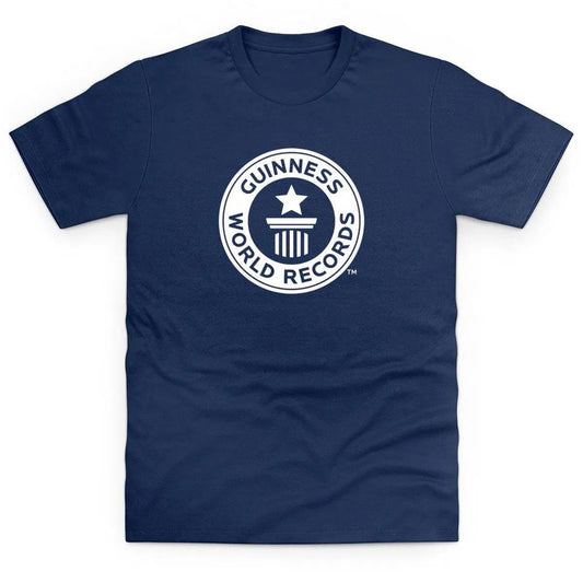 Guinness World Records Men’s T Shirt – White Logo GWR Store