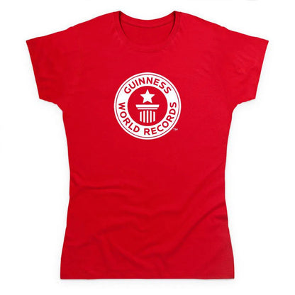 Guinness World Records Women’s T Shirt - White Logo GWR Store