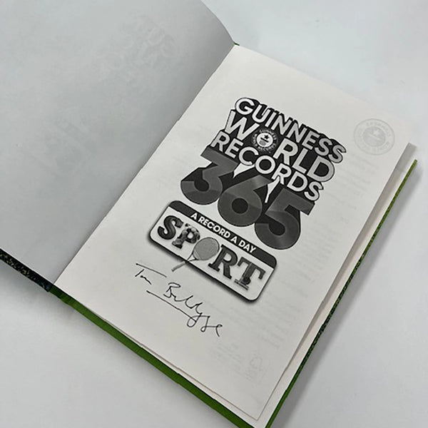Libro Guinness World Records 365 Sport Edizione Firmata