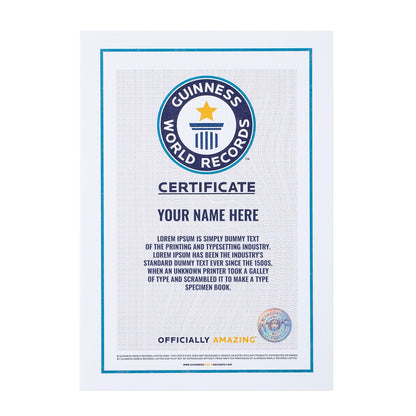 Internal Record Participant Certificate