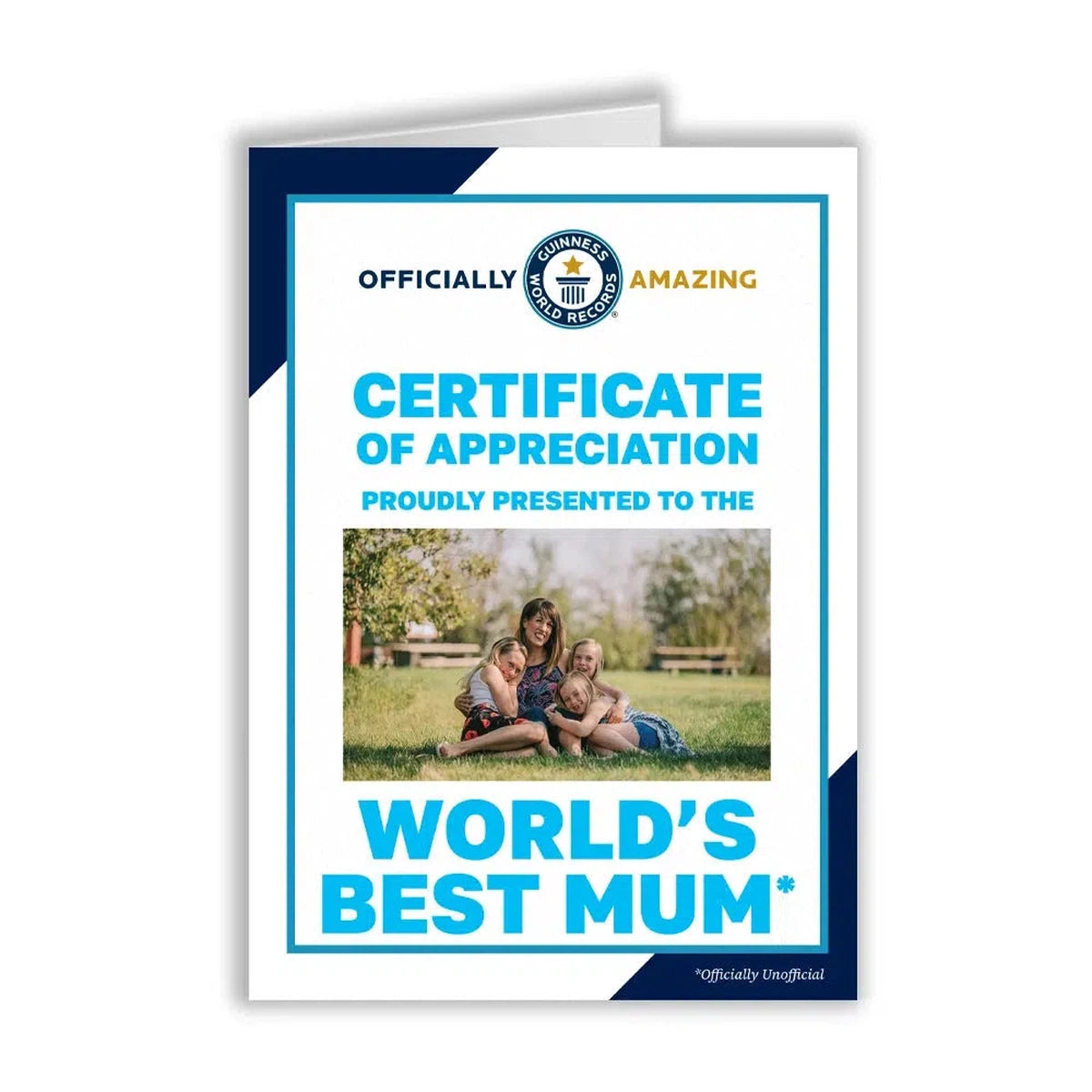 Personalised Certificate of Appreciation Greeting Card GWR Store