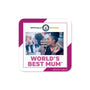 Personalised Worlds Best Mum Square Coasters