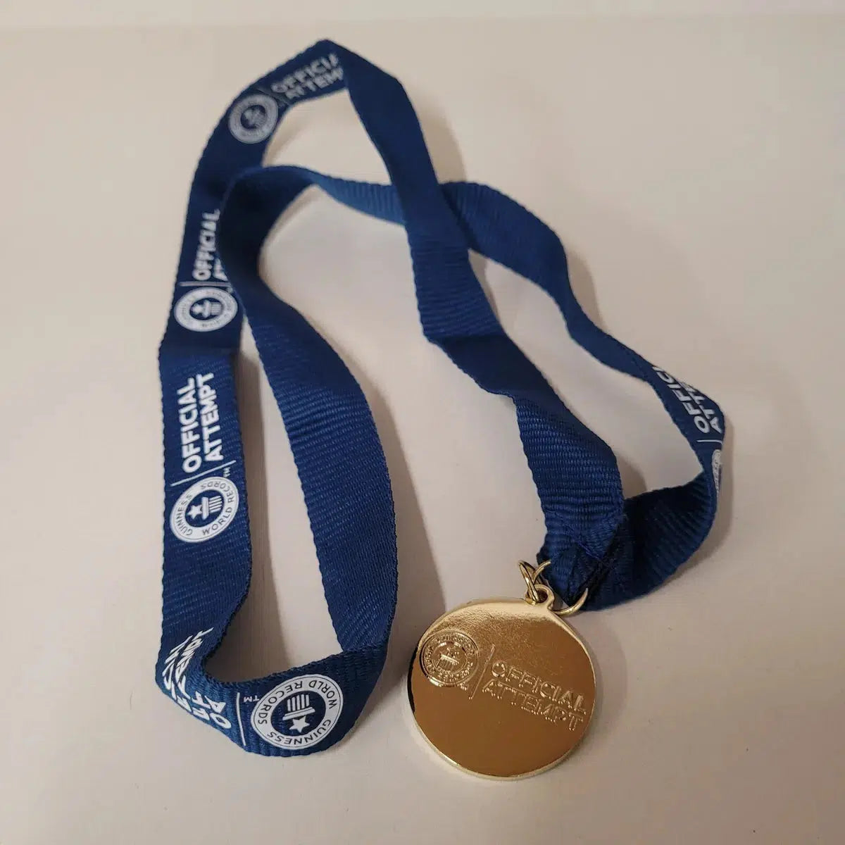Official Attempt Medallion-Guinness World Records