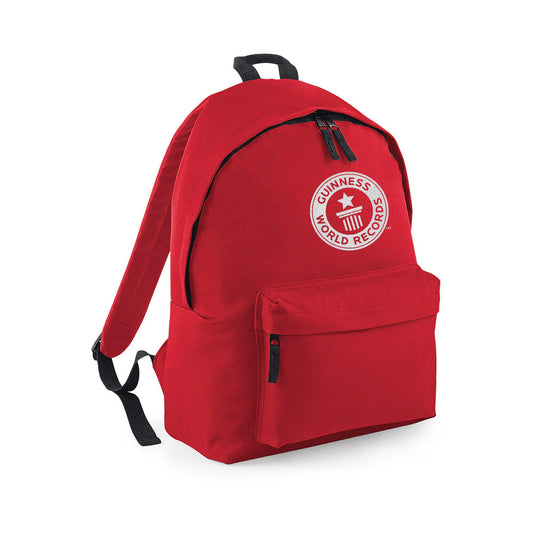 Backpack with white logo-Guinness World Records