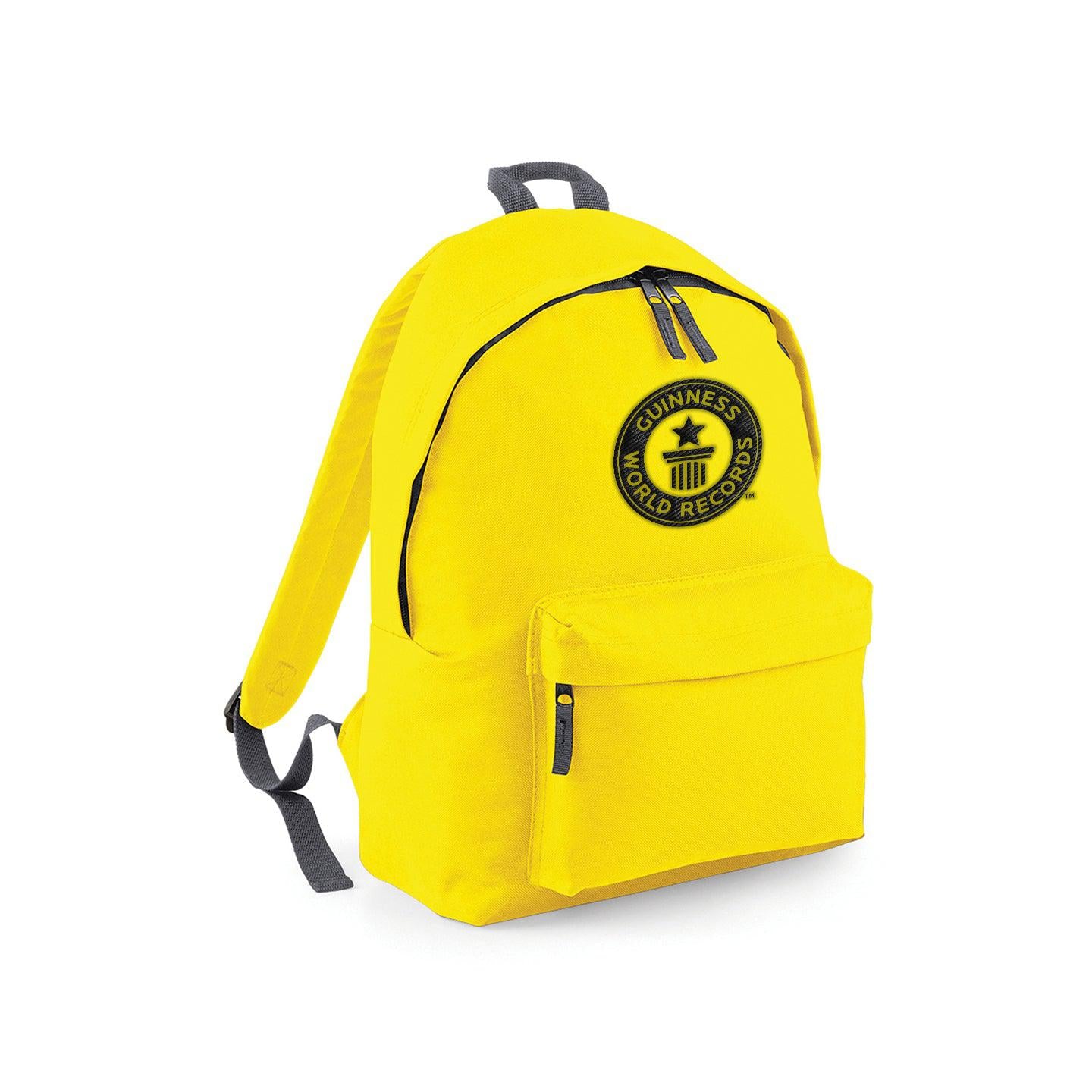 Backpack with black logo