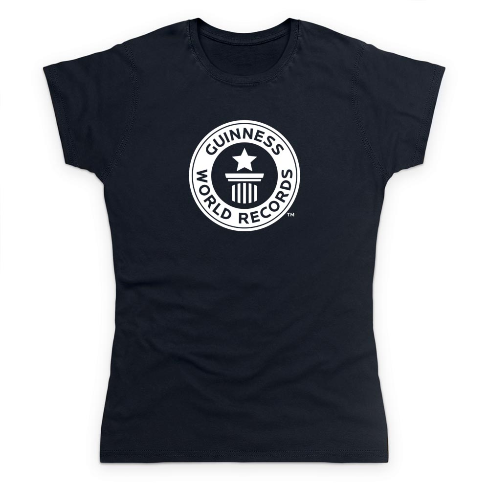 Women's T-shirt with white logo-Guinness World Records